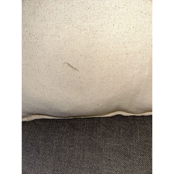 Set Of Two Cream And Gold Snowflake Pillows 20” Square - Picture 5 of 8